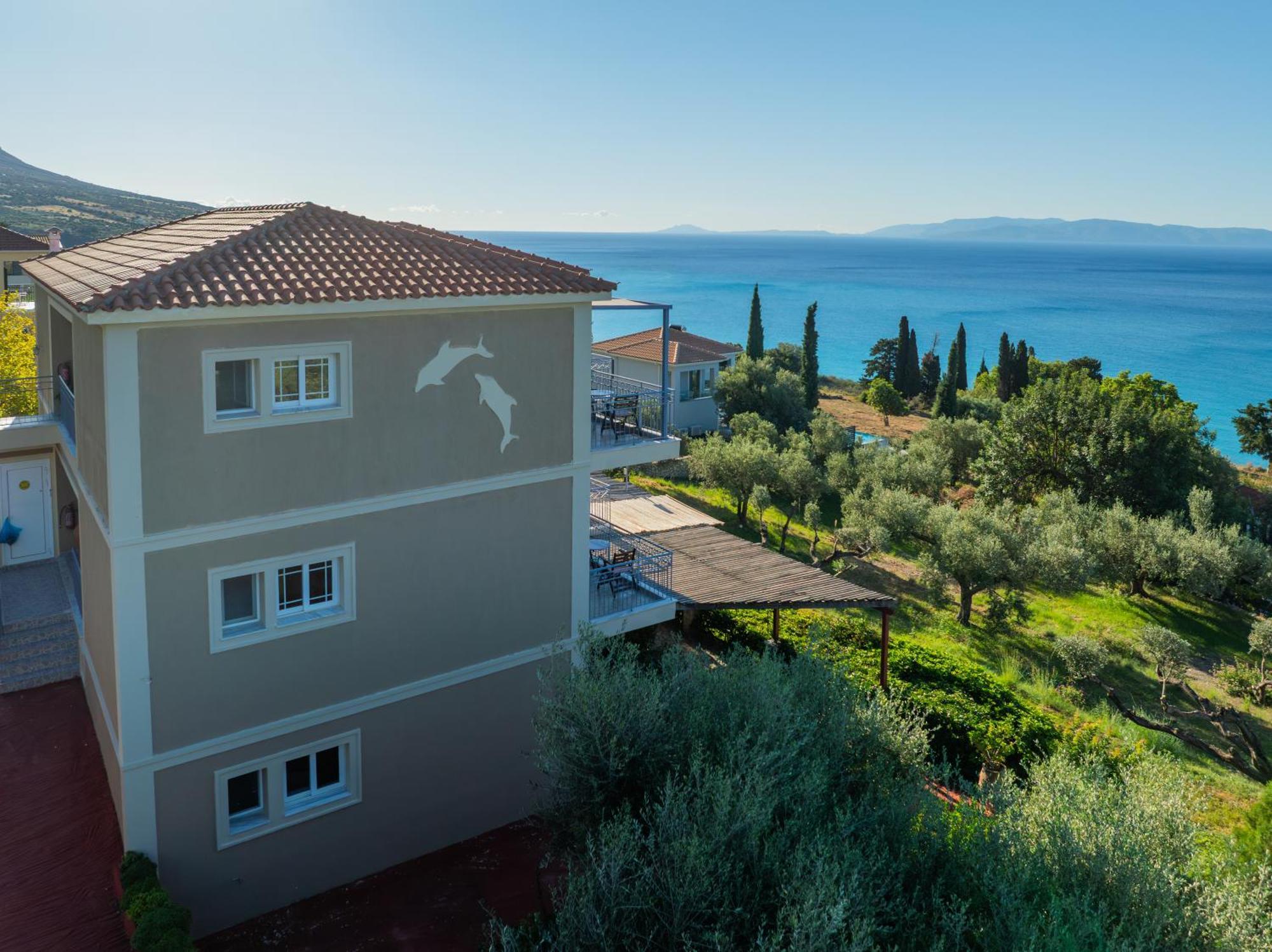 Ferienwohnung Delfinia Vlachata Exterior foto